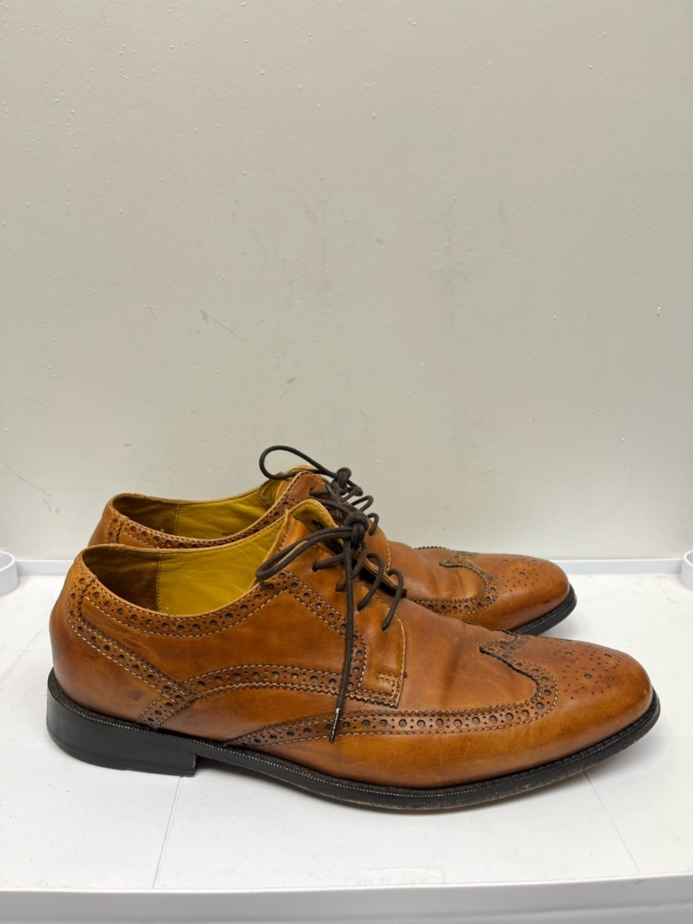 Cole Haan Nike Air Size 12 Men’s Wingtip Oxford Dress Shoes Formal Menswear